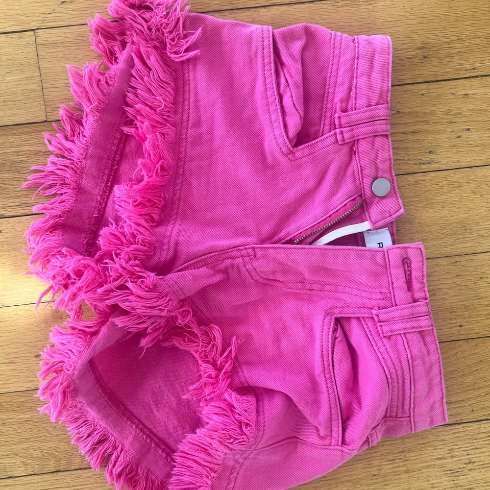 Women’s Cutoff Hot Pink Denim Jean Shorts Size 2-4
